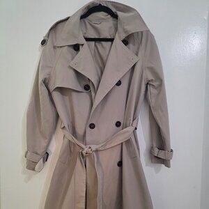 Khaki Women's Trenchcoat